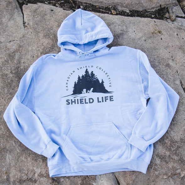 SHIELD LIFE - UNISEX HOODIE  MUSKOKA CHAIRS LOGO (multiple colours)