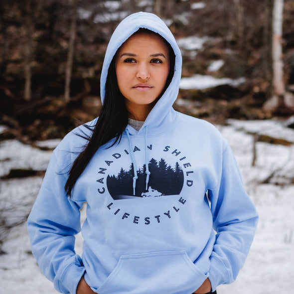 CANADIAN SHIELD LIFESTYLE - UNISEX HOODIE - SNOWMOBILE (multiple colours)