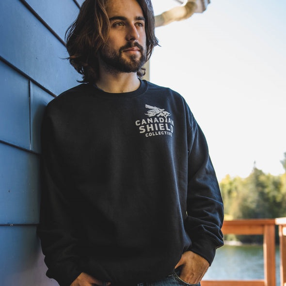 BORN ON THE SHIELD UNISEX SWEATSHIRT  CANOE  - (Logo on the back, multiple colours)