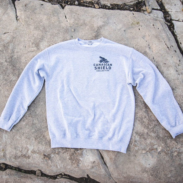 BORN ON THE SHIELD  UNISEX SWEATSHIRT  PADDLE MAPLE LEAF (Logo on back, multiple colours)