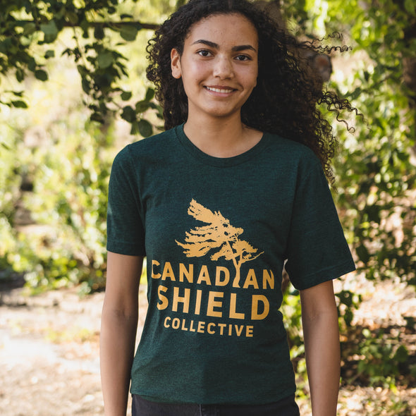 CANADIAN SHIELD COLLECTIVE (Unisex tee - green, blue, purple)