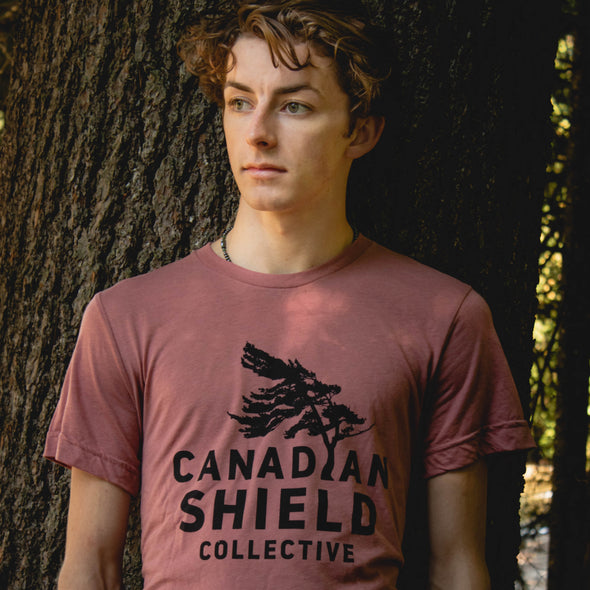 CANADIAN SHIELD COLLECTIVE Black Print (Unisex tee - multiple colours)  *CUSTOMIZABLE*