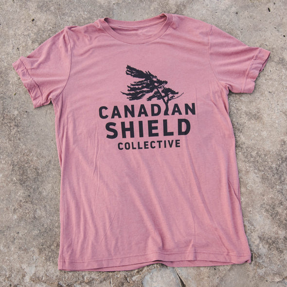 CANADIAN SHIELD COLLECTIVE Black Print (Unisex tee - multiple colours)