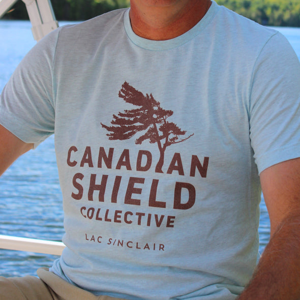 CANADIAN SHIELD COLLECTIVE Brown Print (Unisex tee - multiple colours) *CUSTOMIZABLE*