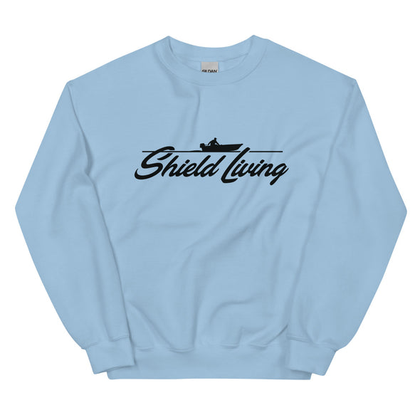 SHIELD LIVING - UNISEX SWEATSHIRT - BOAT LOGO (multiple colours)