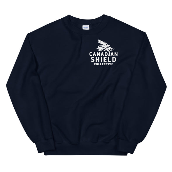 BORN ON THE SHIELD UNISEX SWEATSHIRT  CANOE  - (Logo on the back, multiple colours)