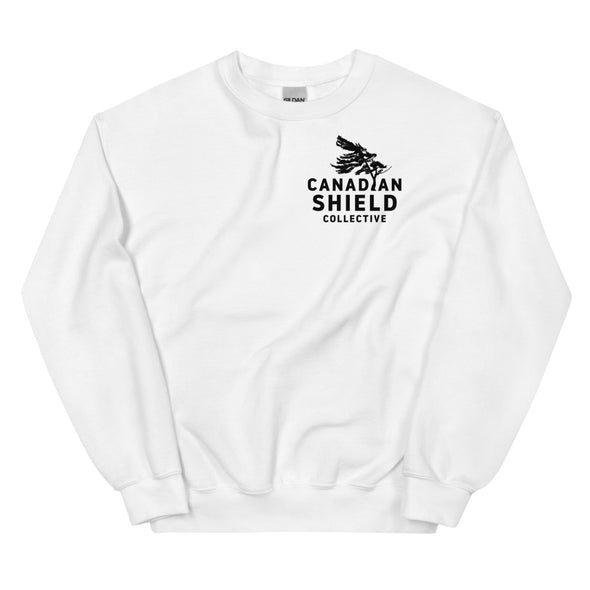 BORN ON THE SHIELD  UNISEX SWEATSHIRT  PADDLE MAPLE LEAF (Logo on back, multiple colours)