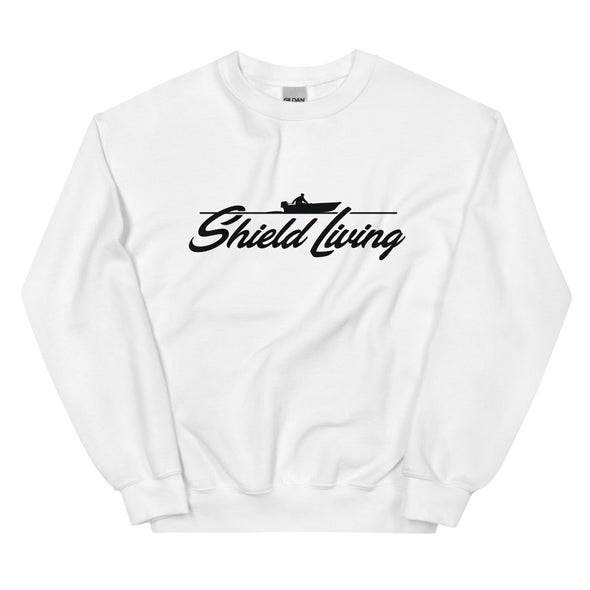 SHIELD LIVING - UNISEX SWEATSHIRT - BOAT LOGO (multiple colours)