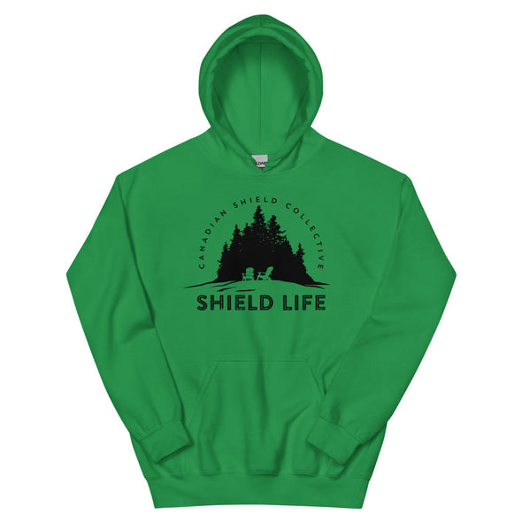 SHIELD LIFE - UNISEX HOODIE  MUSKOKA CHAIRS LOGO (multiple colours)