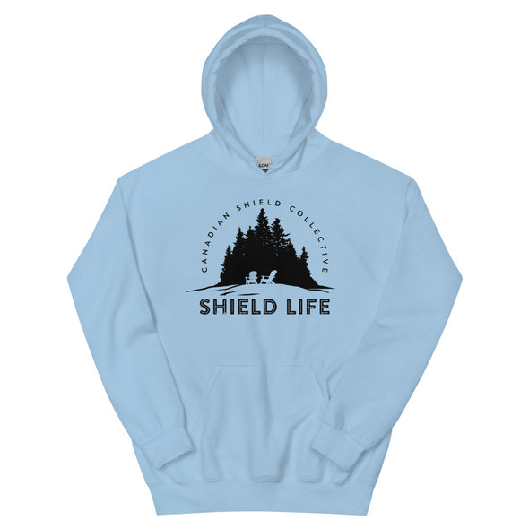 SHIELD LIFE - UNISEX HOODIE  MUSKOKA CHAIRS LOGO (multiple colours)