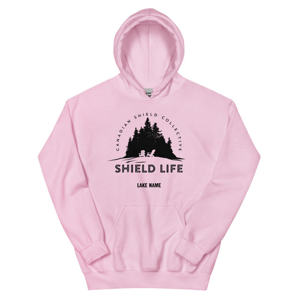 SHIELD LIFE - UNISEX HOODIE  MUSKOKA CHAIRS LOGO (multiple colours) *CUSTOMIZABLE*