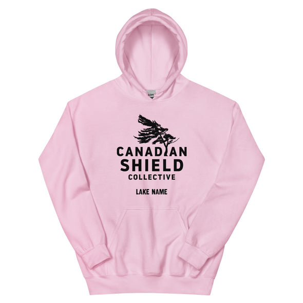 CANADIAN SHIELD COLLECTIVE  UNISEX HOODIE - BLACK PRINT LOGO (multiple colours) *CUSTOMIZABLE*