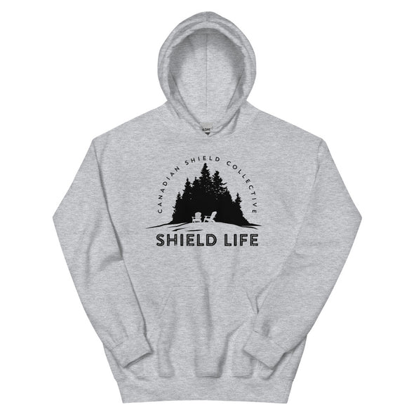 SHIELD LIFE - UNISEX HOODIE  MUSKOKA CHAIRS LOGO (multiple colours)