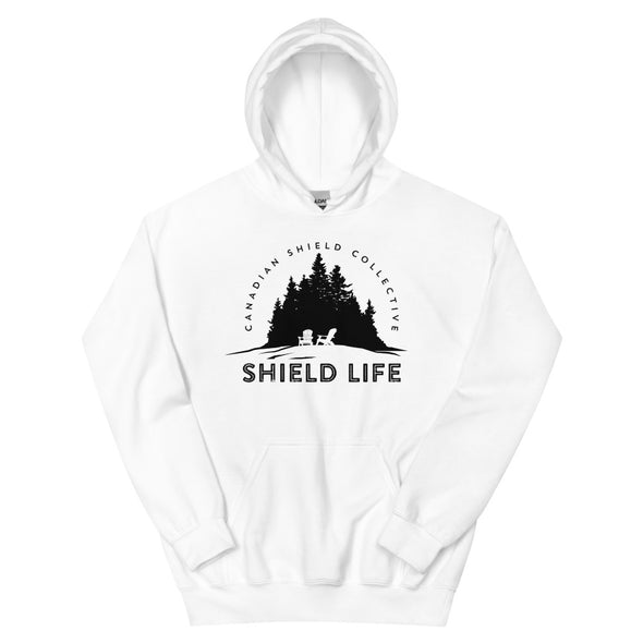 SHIELD LIFE - UNISEX HOODIE  MUSKOKA CHAIRS LOGO (multiple colours)