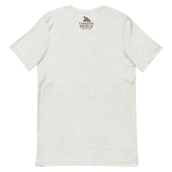 SHIELD LIFE - MUSKOKA CHAIRS Brown Logo (Unisex tee - multiple colours)