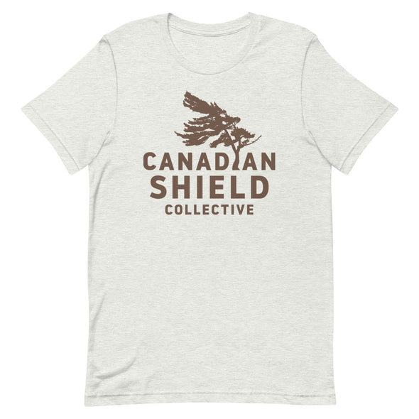 CANADIAN SHIELD COLLECTIVE Brown Print (Unisex tee - multiple colours)