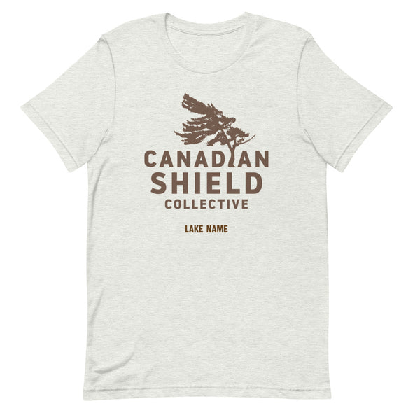 CANADIAN SHIELD COLLECTIVE Brown Print (Unisex tee - multiple colours) *CUSTOMIZABLE*