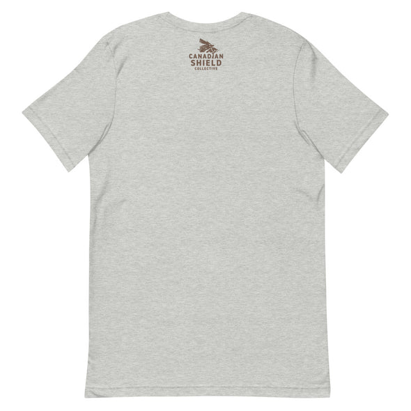 SHIELD LIFE - MUSKOKA CHAIRS Brown Logo (Unisex tee - multiple colours)