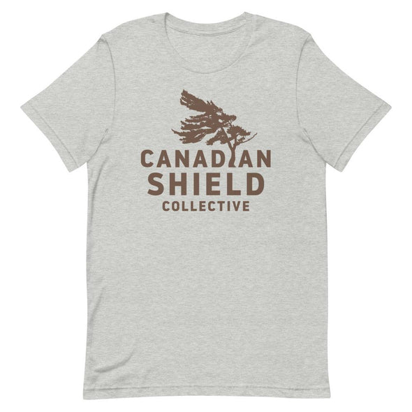 CANADIAN SHIELD COLLECTIVE Brown Print (Unisex tee - multiple colours)