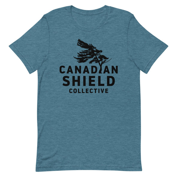 CANADIAN SHIELD COLLECTIVE Black Print (Unisex tee - multiple colours)