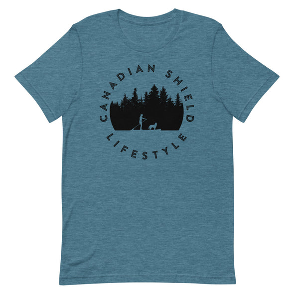 CANADIAN SHIELD LIFESTYLE PADDLE BOARDING (Unisex tee - multiple colours)