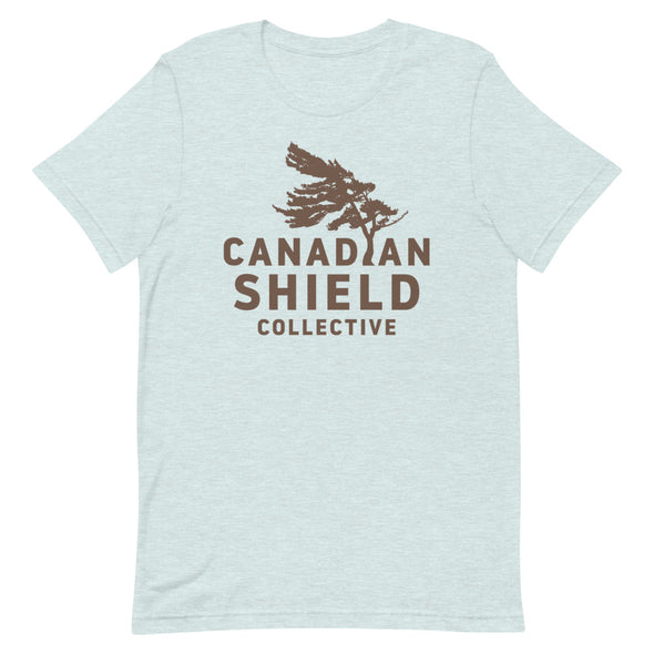 CANADIAN SHIELD COLLECTIVE Brown Print (Unisex tee - multiple colours)