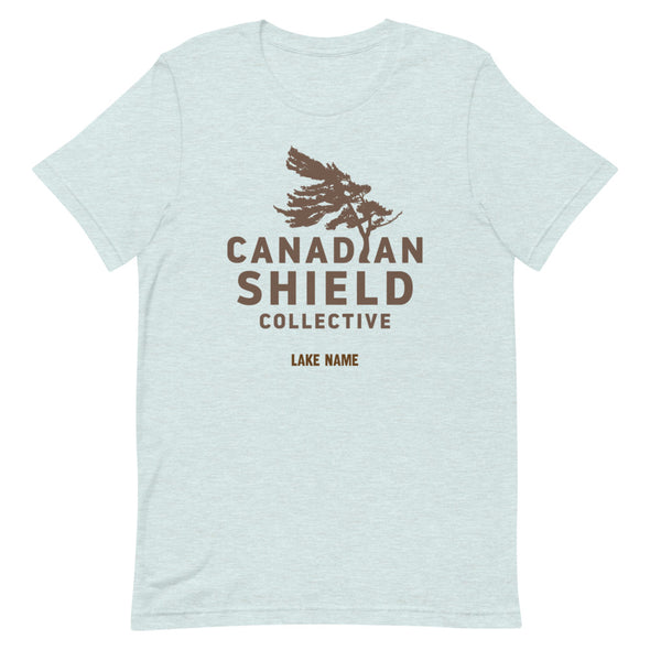 CANADIAN SHIELD COLLECTIVE Brown Print (Unisex tee - multiple colours) *CUSTOMIZABLE*