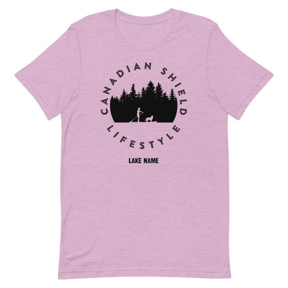 CANADIAN SHIELD LIFESTYLE PADDLE BOARDING (Unisex tee - multiple colours)  *CUSTOMIZABLE*