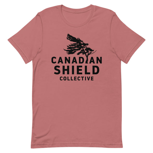 CANADIAN SHIELD COLLECTIVE Black Print (Unisex tee - multiple colours)