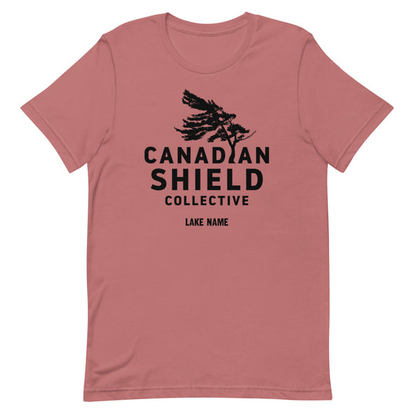 CANADIAN SHIELD COLLECTIVE Black Print (Unisex tee - multiple colours)  *CUSTOMIZABLE*