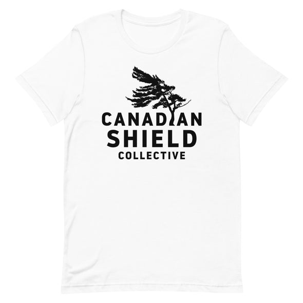 CANADIAN SHIELD COLLECTIVE Black Print (Unisex tee - multiple colours)