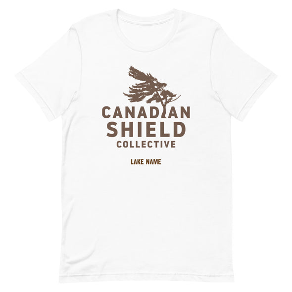 CANADIAN SHIELD COLLECTIVE Brown Print (Unisex tee - multiple colours) *CUSTOMIZABLE*