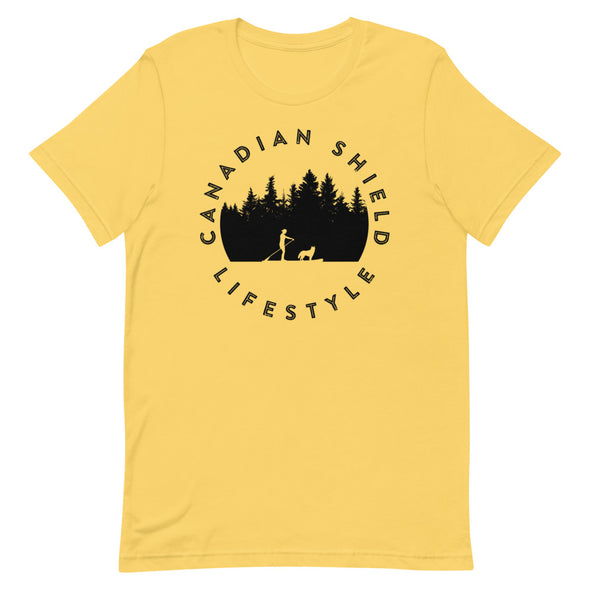 CANADIAN SHIELD LIFESTYLE PADDLE BOARDING (Unisex tee - multiple colours)