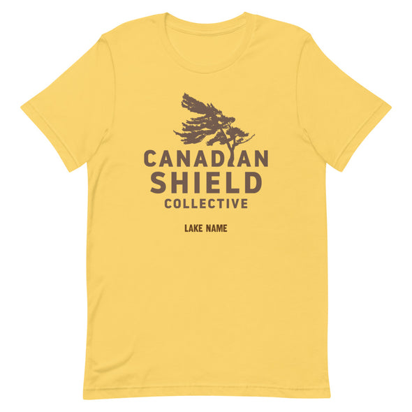 CANADIAN SHIELD COLLECTIVE Brown Print (Unisex tee - multiple colours) *CUSTOMIZABLE*